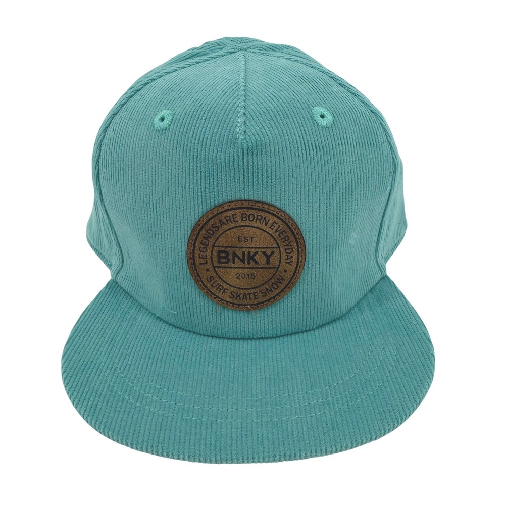 Binky Bro Infant Teal Corduroy Snapback Hat Legends Are Born Everyday Flat Brim